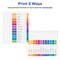 Avery Dividers for 3 Ring Binders, 12 Tabs per Set, Customizable Table of Contents, Multicolor Tabs (3 Sets of 11073)